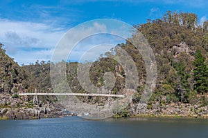 First Basin at Cataract Gorge Reserve at Launceston in Tasmania, Australia