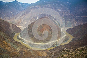 The First Bend of Yangze River