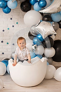 First birthday baby boy party