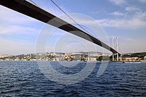 First Bosphorus Bridge in Istanbul photo