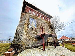 First capital of Moldova - White church in Baia - Moldova - Romania