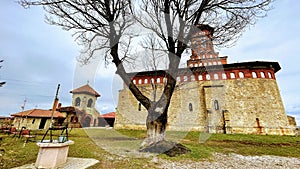 First capital of Moldova - White church in Baia - Moldova - Romania