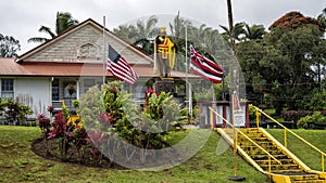 First casting of the statue of King Kamehameha at Kapa`au in Kohala on the island of Hawai`i. photo