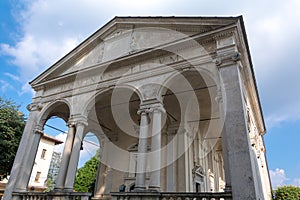 First Chapel at Sacro Monte di Varese. Italy