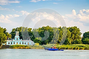 First civic radiostation in Rostov-on-Don on river