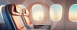 First-class business luxury seats for vacations