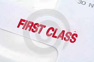 First class mail