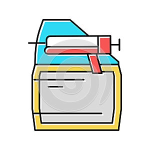 first coat primer color icon vector illustration