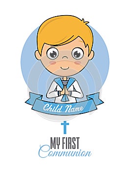 First communion card