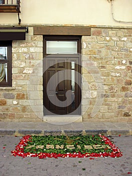 First Communion house in Gudar mountains Teruel Spain photo