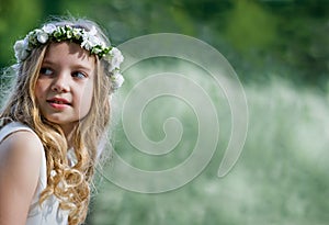 First Communion - portrait