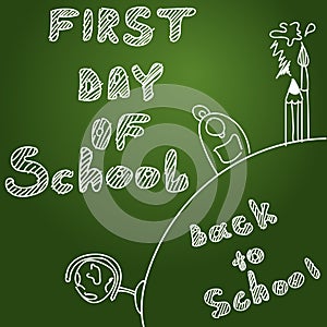 First day of school. Start of new school year