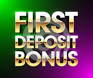 First Deposit Bonus casino banner