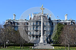 First Division Monument at Eisenhower Executive Office Building in Washington DC