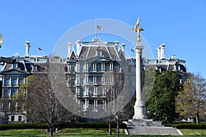 First Division Monument at Eisenhower Executive Office Building in Washington DC