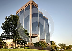 First Fidelity bank in Oklahoma City on a summer day photo