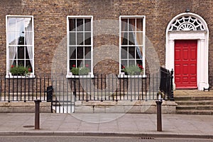 First floor and entrance to beautiful building photo