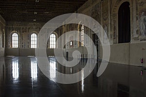 First floor of the historic building Scuola Grande della Misericordia in Venice, Italy