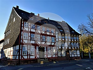 The first half-timbered house we saw in the city of Einbeck