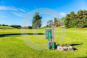 First Hole of Golf Course