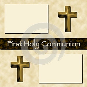 First Holy Communion Scrapbook Page