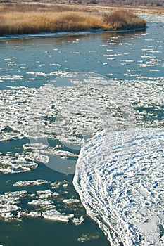 first ice on the river