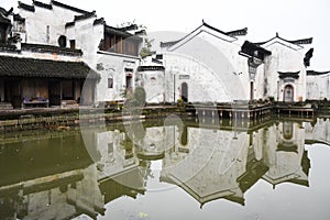 Chinese traditional Hui Style ancient architecture photo