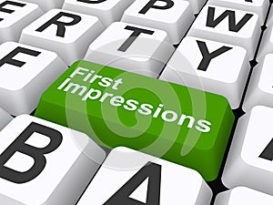 First impressions button