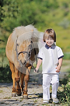 First lessons of horseback riding