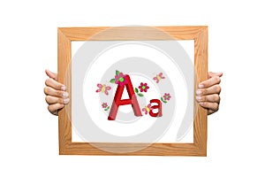 First letter of alphabet A and a