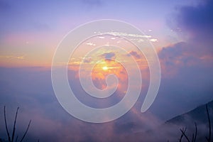 First light of the day