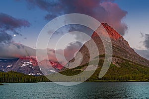 First Light Hitting Grinnell Point photo