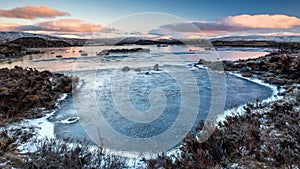 First light on Rannoch Moor, Scotland