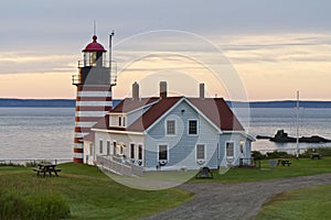 First Light on West Quoddy Head Lighthouse