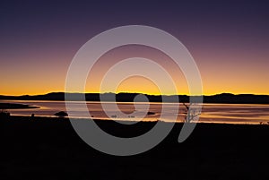 First morning light, Mono Lake, California