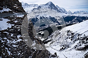 First mountain in Grindelwald with Alpine views Switzerland