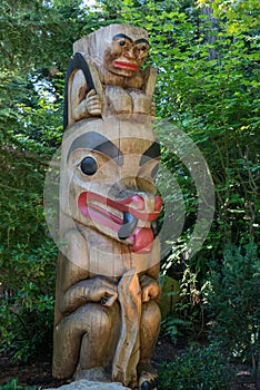 First Nations Totem Pole in Vancouver