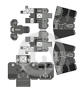 First Part: Optimus Primal (Maximal Papercraft Template) Transformers Rise Of The Beasts (Version 1)