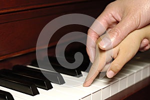 First piano lesson