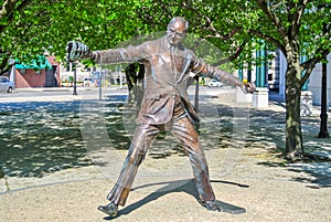 The First Pitch Jimmy Griffin Statue photo