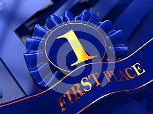 First place award background