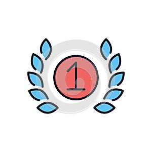 First Place related vector icon