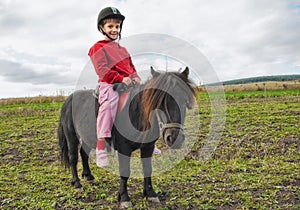 First pony-ride photo