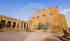 The first Pylon of the Karnak Temple