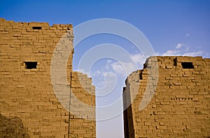 The first Pylon of the Karnak Temple