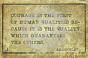 First of qualities Aristotle