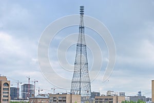 First Russian TV tower in Moscow