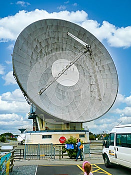 First Satellite dish at Goonhilly Earth Station. This dish is called Arthur