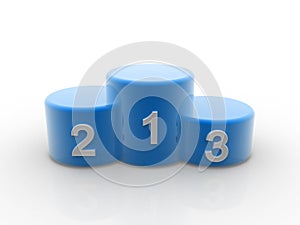 First,second and third place