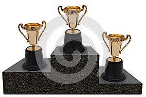 First, Second and Third Place